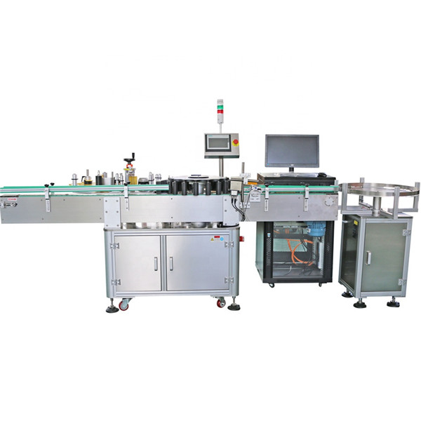 Automated Custom Conical Bottles Pointed Containers Rotary Labeling Machine