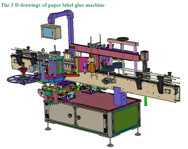 Automatic Double Sided Labelling Machine For Shampoo Lotion Bottles Details