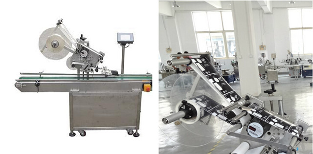 Automatic Flat Surface Top Labelling Machines For Cartons Boxes