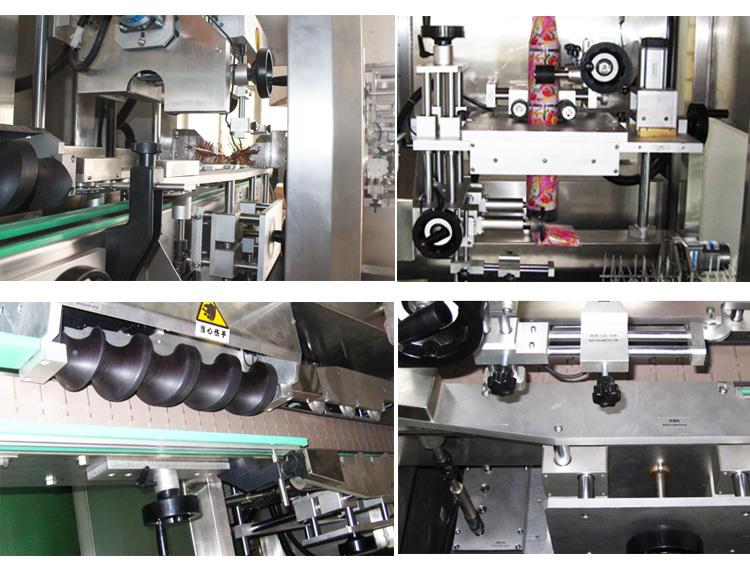 Automatic Liquid Water Juice Tea Beverage PVC Sleeve Shrink Labeling Machine