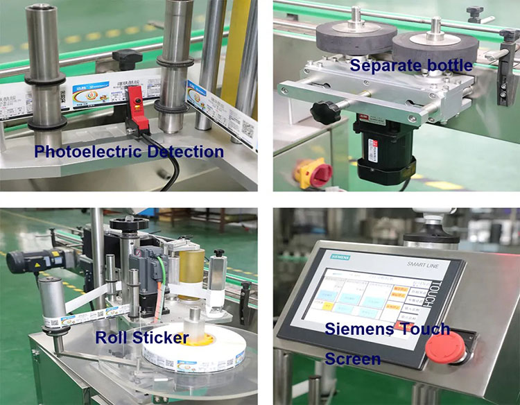 Automatic Self-Adhesive Stick Vertical Labeling Machine for Pet Bottles