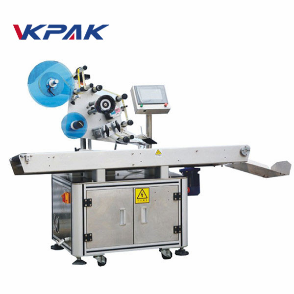 Automatic Sticker Doypack Box Carton Cup Top Surface Labeling Machine