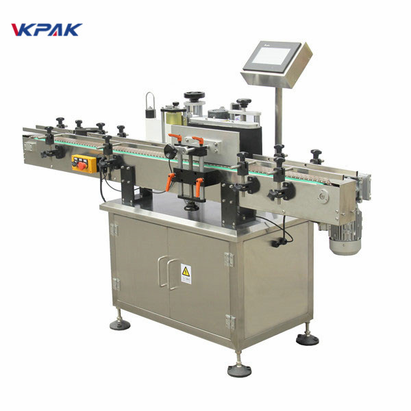 Automatic Vertical Red Wine Transparent Labels Labelling Machine