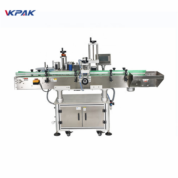 Automatic Vertical Square Bottles Four Sides Labeling Machine