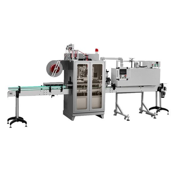 Fully Automatic Jars Glass Bottles Sleeve Shrink Labelling Machine