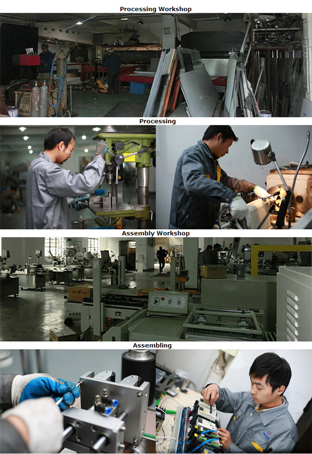 Processing for manufacturing the flat surface bottles cartons booklets labeling machine