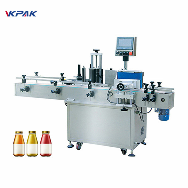 Self-Adhesive Sticker Flat Carton Box Labeling Machine